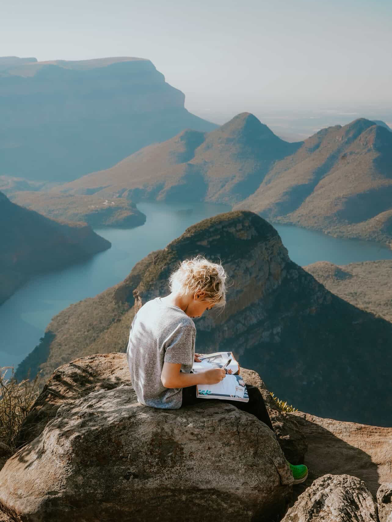 A young traveller in South Africa