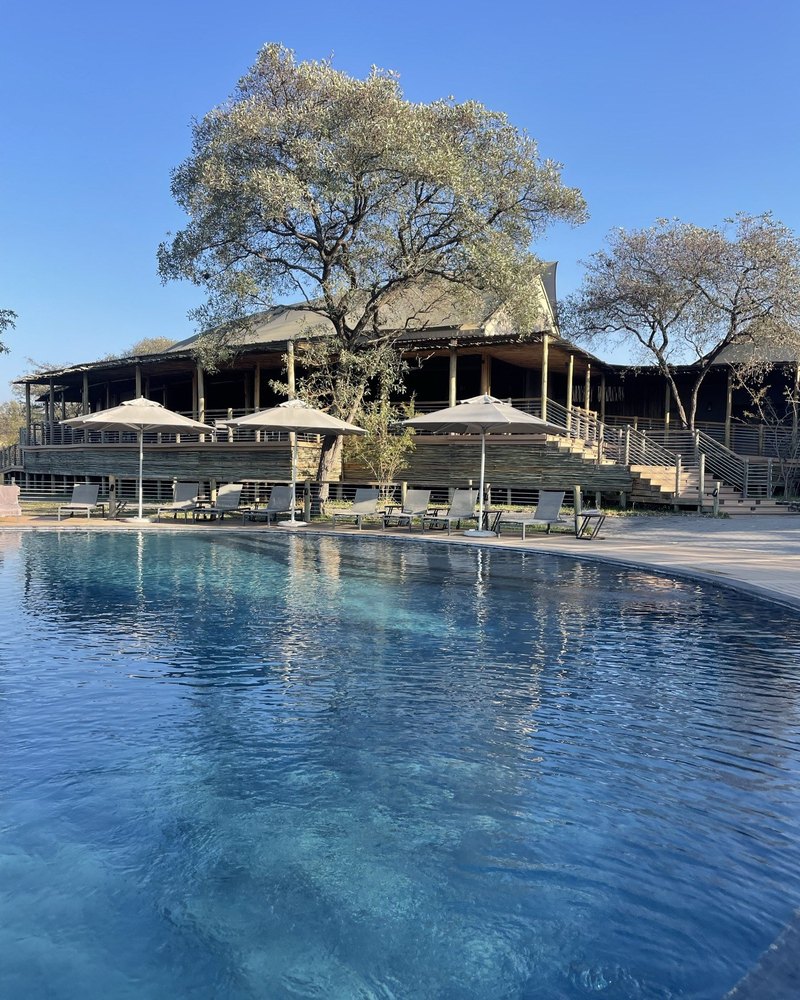 The pool at a safari lodge