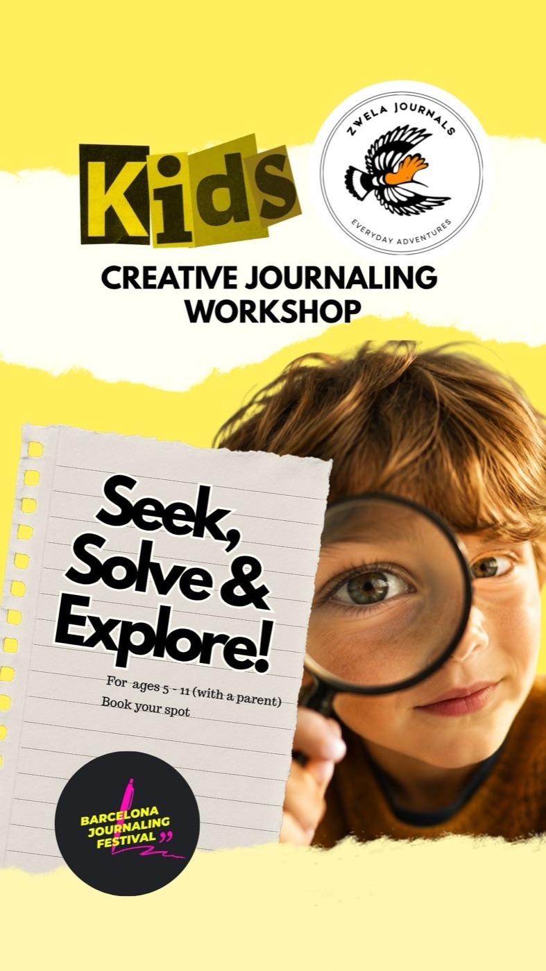 Seek, Solve and Explore! A creative journalling workshop for kids