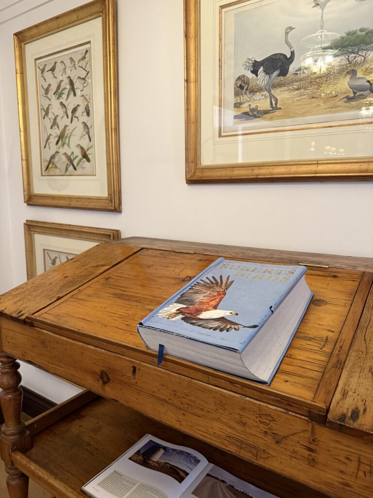 Robert’s birds at the Drosty Hotel