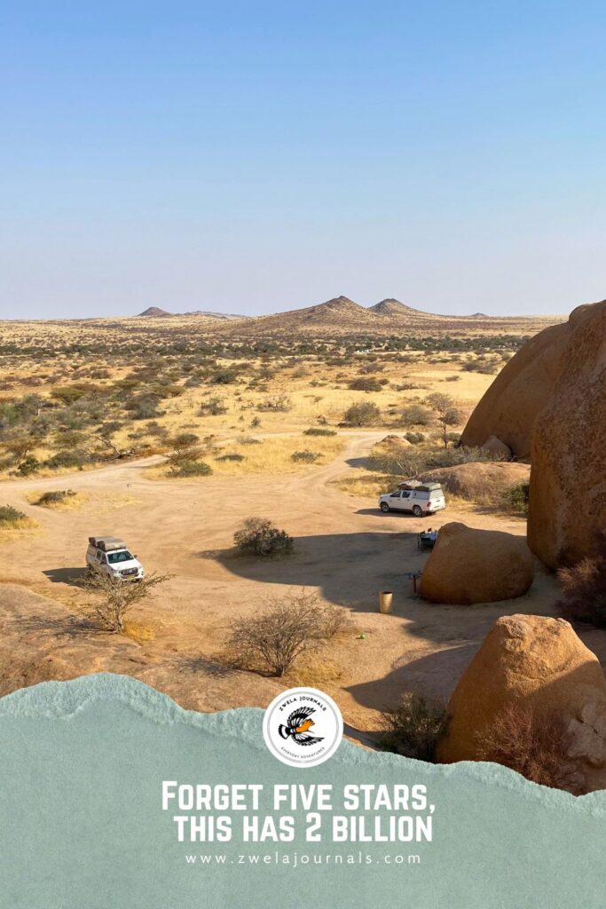 Self drive rooftop camping in Namibia