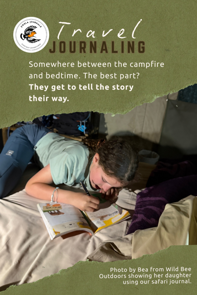 Kids Travel Journal for self drive in Namiba